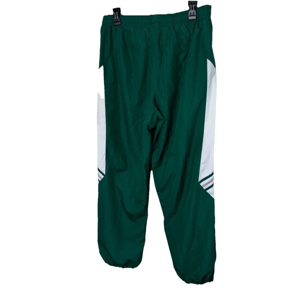 Adidas Soccer Warmup Pants  Size M Green  Ankle Zip  235033